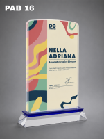 Plakat Akriik  Modern, dan Berkelas