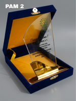 Plakat Akrilik Gold Mirror Elegant