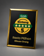PLAKAT AKRILIK FRAME ALMUNIUM PREMIUM GRAB BINTANG 5